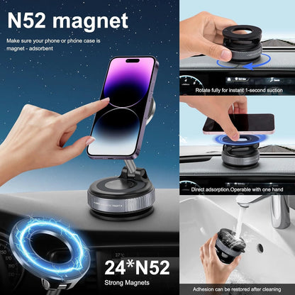 Vacuum Suction Magnetic Bracket