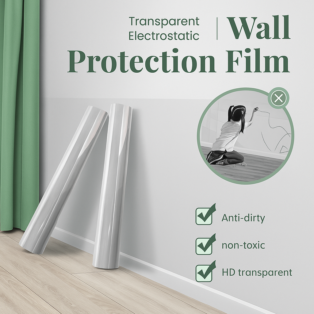 Transparent Electrostatic Wall Protection